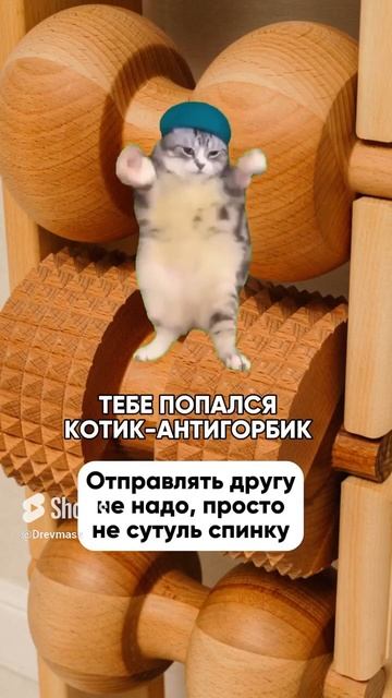 спинка болеть не будет ❤️ #short #shorts #drevmass #древмасс #мас