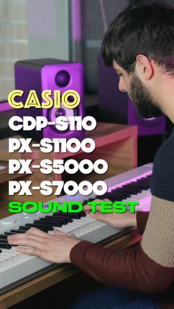 🎹 От бюджетного до самого дорогого! Сравнение Casio CDP-s110, Px-s1100, Px-s5000, Px-s7000 #casio