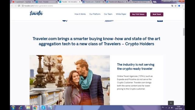 Traveler - первая туристическая платформа, оптимизированная для принятия криптовалюты смотреть онлайн