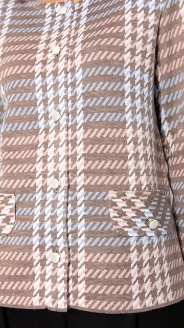 Жакет Д 2951 кофе оптом от Трикотажной Фабрики СТИЛЬ смотреть онлайн