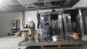 Монтаж промышленного оборудования для кухни ресторан