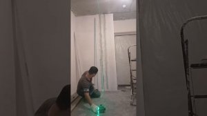 Монтаж Линейные встраиваемые светильники на Стену #ре