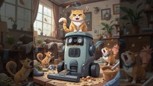 "Робот-пылесос vs Звери"