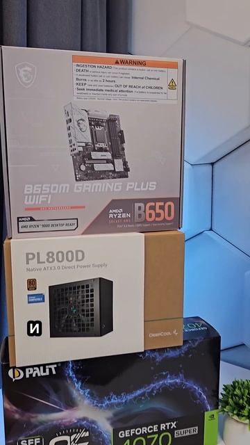 Игровой ПК на Ryzen 5 7500F и RTX 4070 Super! #сборкапк #nvidia #amd смотреть онлайн