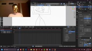 Сделал 2Д анимацию в Blender.