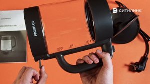 Обзор Чайника электрического Hyundai HYK-G7707 | Ситилинк