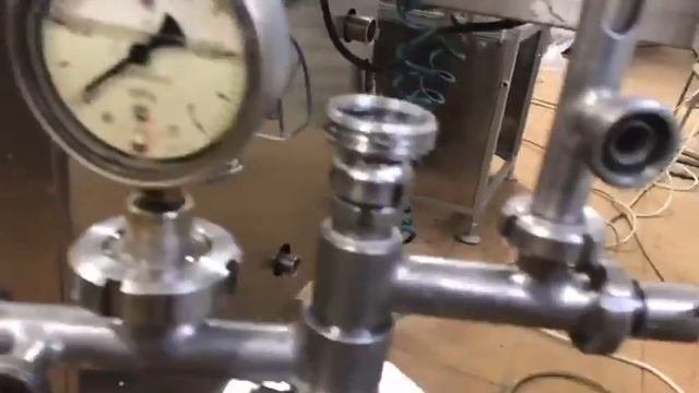 Проверка сепаратора-сливкоотделителя Ж5-ОСЦП-1 на воде