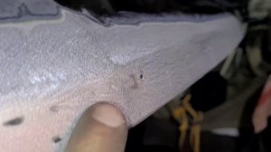 Алюминиевый капот вытяжка и рихтовка