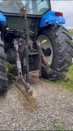 New Holland TM 120: Тест работы навески без оборудования | Продажа б/у | 2 100 000 ₽