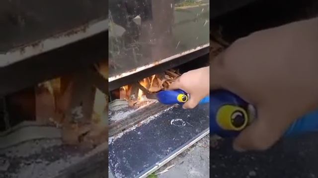 Готовка рульки и курочки в газовой печке на дровах смотреть онлайн