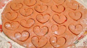 Песочное печенье с мятой Пламенные сердца