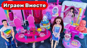 Играем в куклы Барби 💖 Набор для путешествий Барби 🧳 Волшебный чемодан Барби 🧳