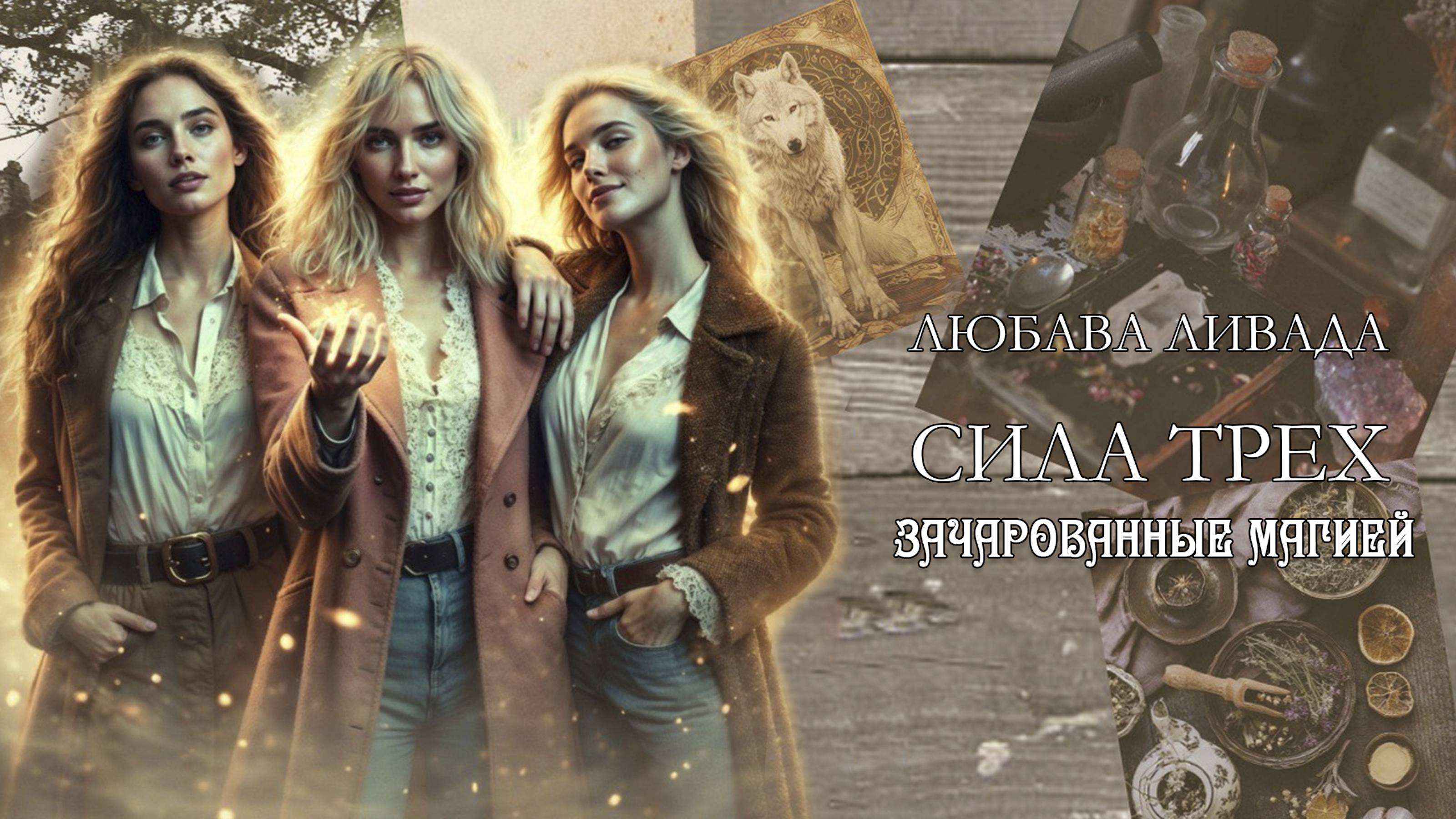 Любава Ливада "Сила трех: Зачарованные магией" | буктрейлер