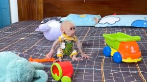 Обезьянка кроха БУКАШКА сама перед сном чистить зубы СМЕШИНКА ДОБРАЯ