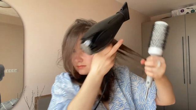 Как выровнять волосы феном ? Выравнивание волос смотреть онлайн