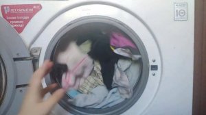 experiment со стиральной машины lg жёсткий отжим со стиркой