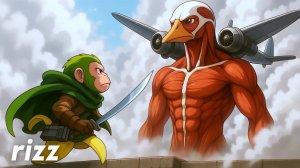 Attack on Brain Rot Animals (AoT Anime Parody)