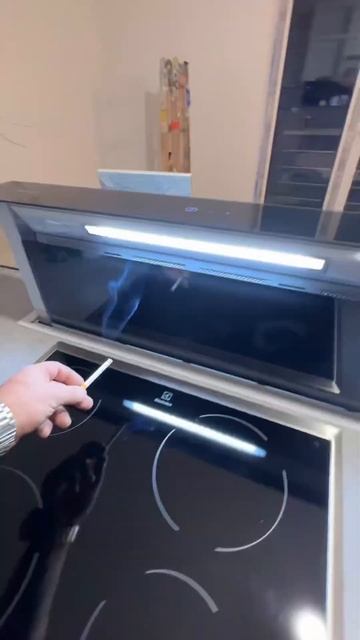 Okap blatowy, вытяжка в столешнице смотреть онлайн