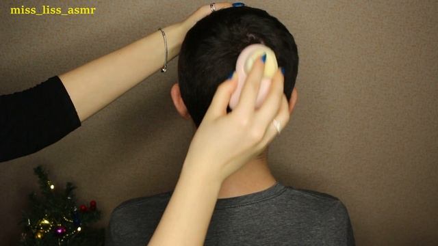 АСМР Нежный массаж головы и расчёсывание волос под ти? смотреть онлайн