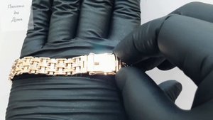 Золотой мужской браслет 44гр. Замок коробочка.