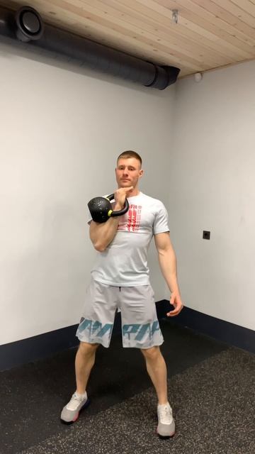 Техника выполнения упражнения «толчок гири» смотреть онлайн