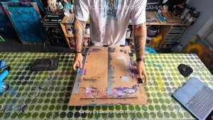 Рисование отбеливателем. Техника отбеливания. Роспис?