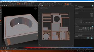 Rizom UV. Развертка для чайников.