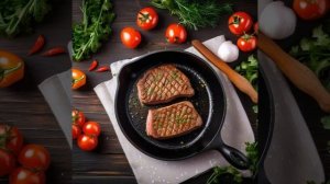 Звук жарки мяса на гриле