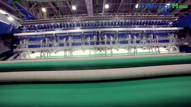 Высокоскоростная многоигольная стегальная машина IMN-9 смотреть онлайн