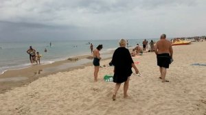 #Витязево. Море в Витязево и Анапе немного штормит и па