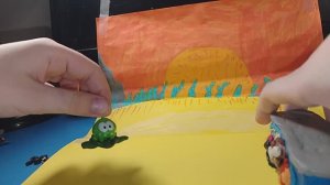 Вольное пластилиновое. Интропретация эпизода из популярной компьютерной игры капхед