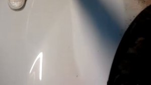 Попытка выпрямления вмятины феном(Часть 1)