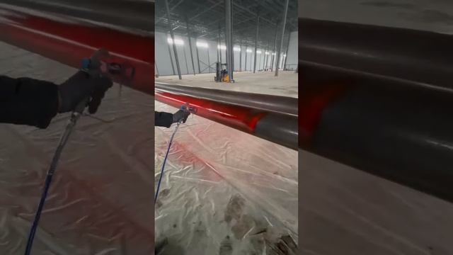 нанесение грунт-эмаль Novomet PRO, при помощи окрасочного а смотреть онлайн