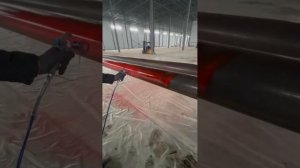 нанесение грунт-эмаль Novomet PRO, при помощи окрасочного а