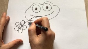 Как нарисовать Лягушонок болтушонок. Ква-ква-ква. Муль