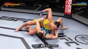 UFC 4 Минимальный вес женщины первый тур Jessica Penne (США) - Ama