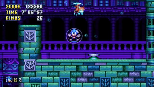 Продолжаем собирать изумруды хаоса в Sonic mania смотреть онлайн