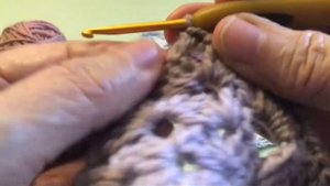 Восьмиугольный коврик из бабушкиных квадратов часть1