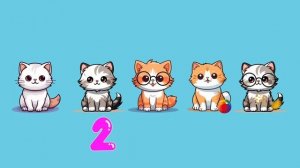 Котята С. Михалков. Счет до 5 для детей. Детская считало