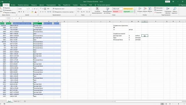 Excel для начинающих Урок 15 Значки и их вывод в ячейке фо смотреть онлайн