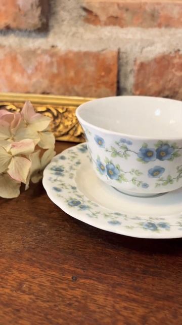 Антикварная кофейная, чайная пара. Германия. Эшенбах . смотреть онлайн