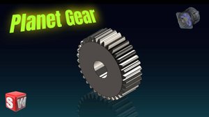 Проект планетарной передачи — Часть 5: Планетарное колесо (Planet Gear)