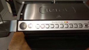 Овощи , колбаски на гриле Tefal opti grill xl /