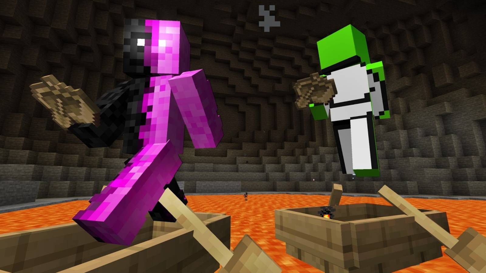 Dream ПРОТИВ Daquavis Дуэль Навыков в Minecraft за 100 000$