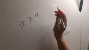 Прописи буквы А.