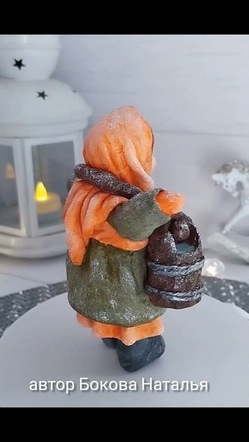 #Ватнаяигрушка  #девочка с коромыслом      Я в ВК (https://vk.co