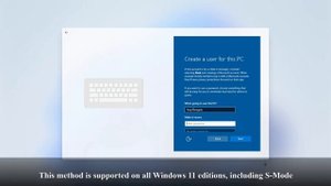 Установка Windows 11 без аккаунта Microsoft!