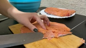 Солим рыбу дома/засолка красной рыбы (кижуч)/малосольн