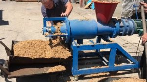 Переработка пивной дробины с помощью шнекового сепар?