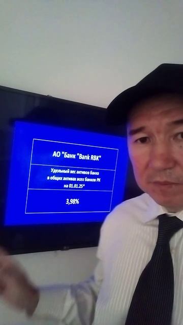 Удельный вес Активов АО Банк Bank RBK на 01.01.25г. #казахстан смотреть онлайн
